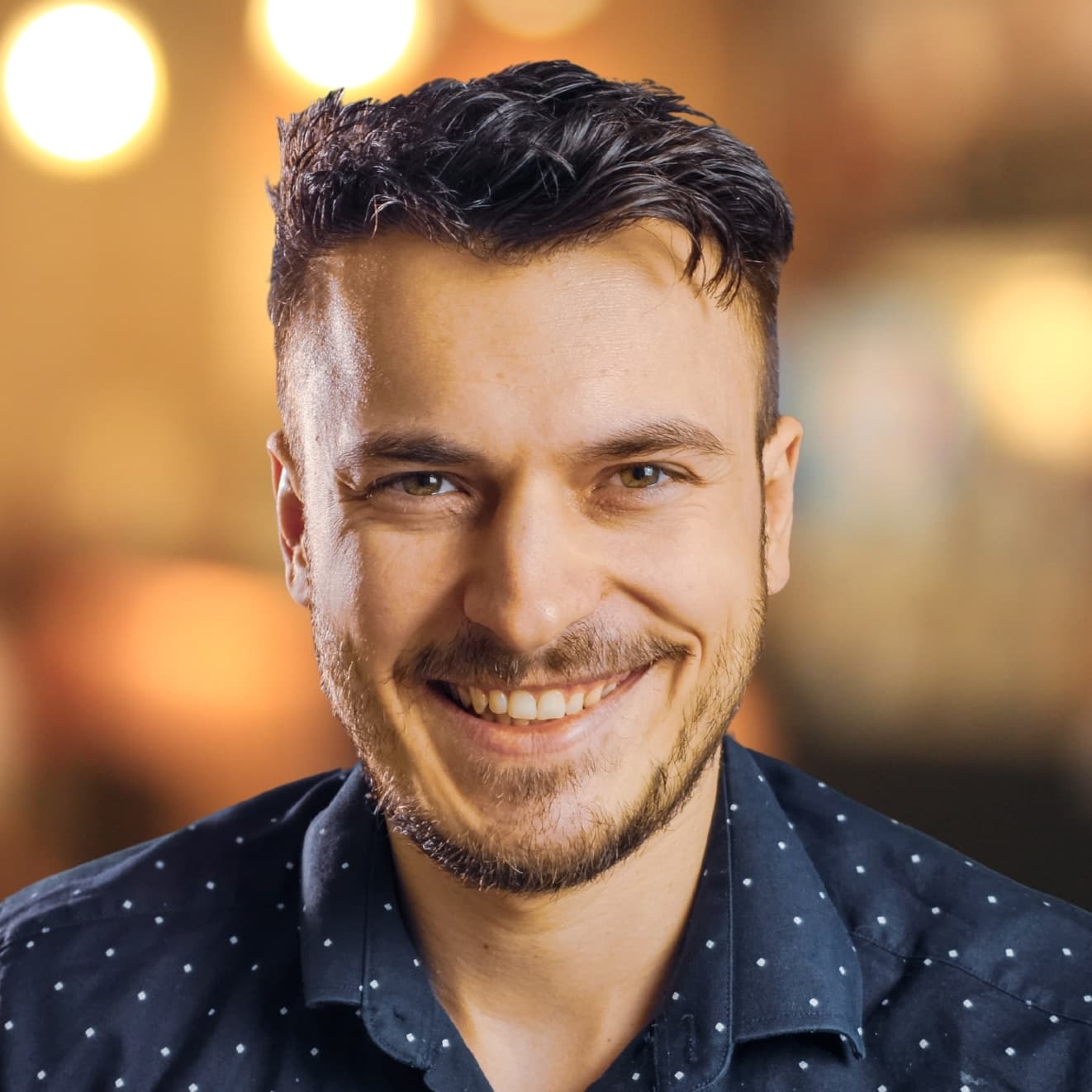 Alan Borys podczas szkolenia